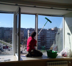 Мытье окон в однокомнатной квартире Сочи